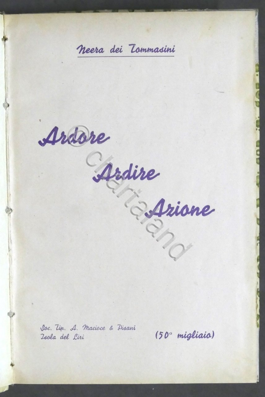 Teatro - Neera dei Tommasini - Ardore Ardire Azione - …