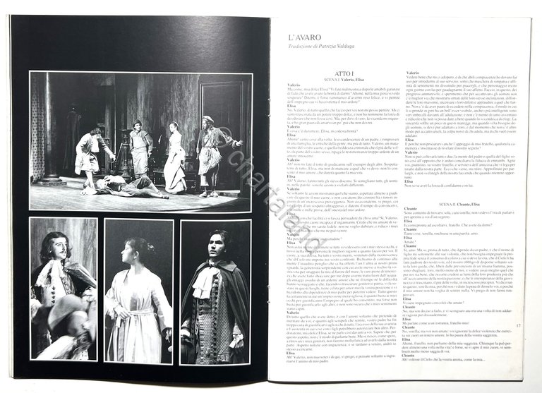Teatro di Bergamo - Giulio Bosetti - L'Avaro di Molière …