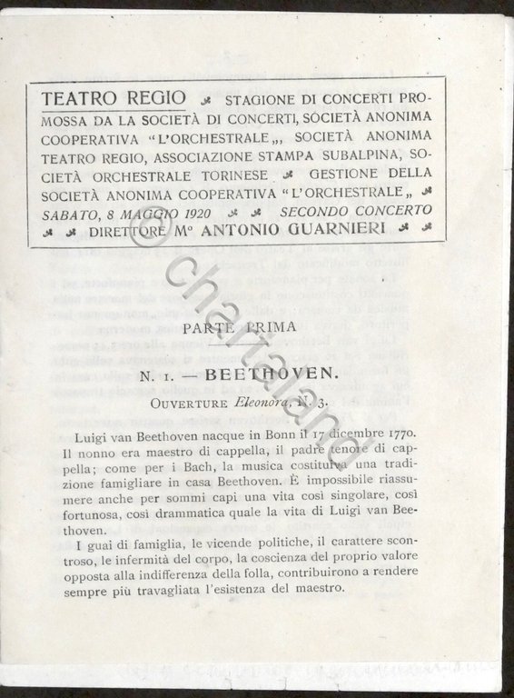 Teatro Regio di Torino - Brochure 2° Concerto orchestrale - …
