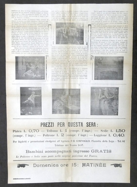 Teatro Verdi Alessandria Locandina spettacolo Gli ultimi giorni di Pompei … | Immagine Gallery 2