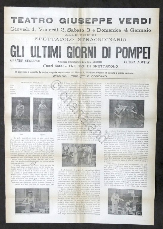 Teatro Verdi Alessandria Locandina spettacolo Gli ultimi giorni di Pompei … | Immagine Gallery 3