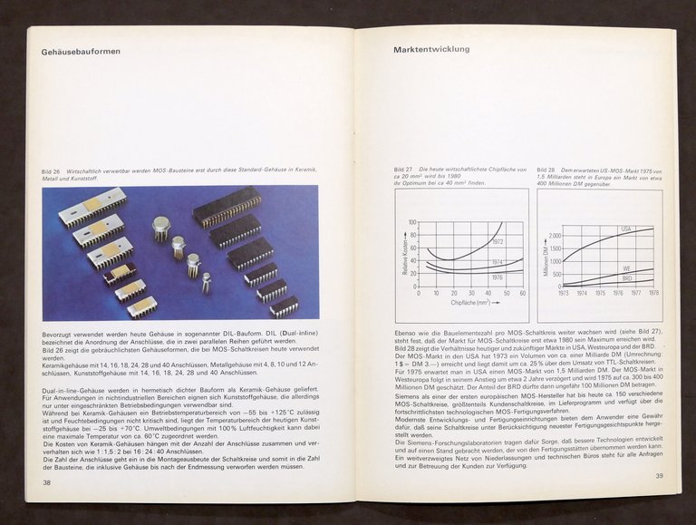 Tecnologia Semiconduttori Siemens MOS Tecnologien Design Anwendungen - anni '70