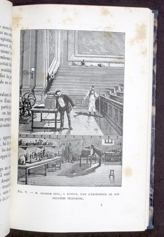 Telefonia - L. Figuier Le telephone histoire description usage 1885 … | Immagine Gallery 4