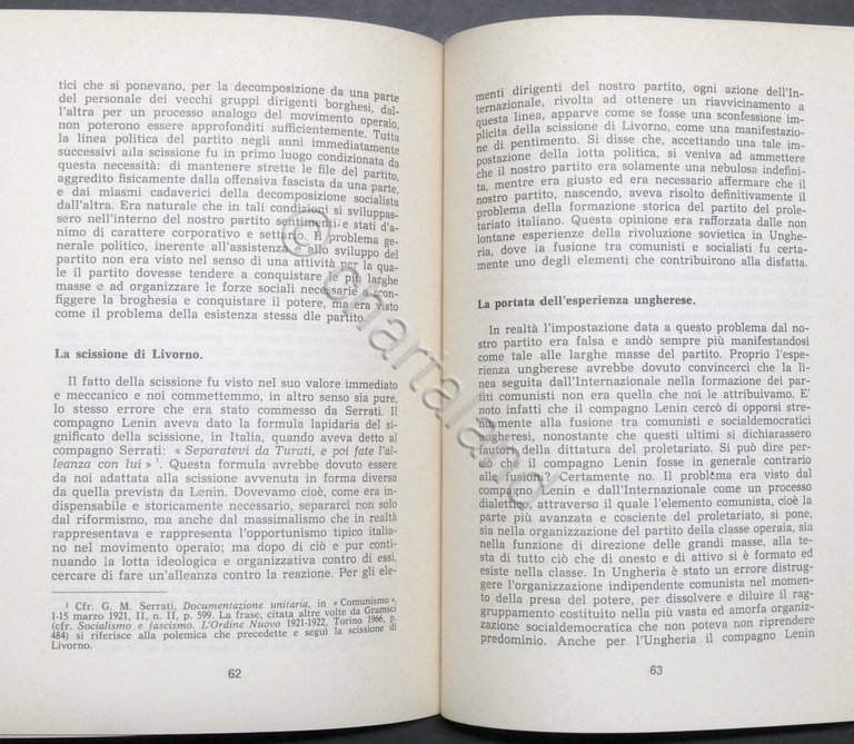 Tesi di Lione - A. Gramsci: resoconto III Congresso P.C.I. …