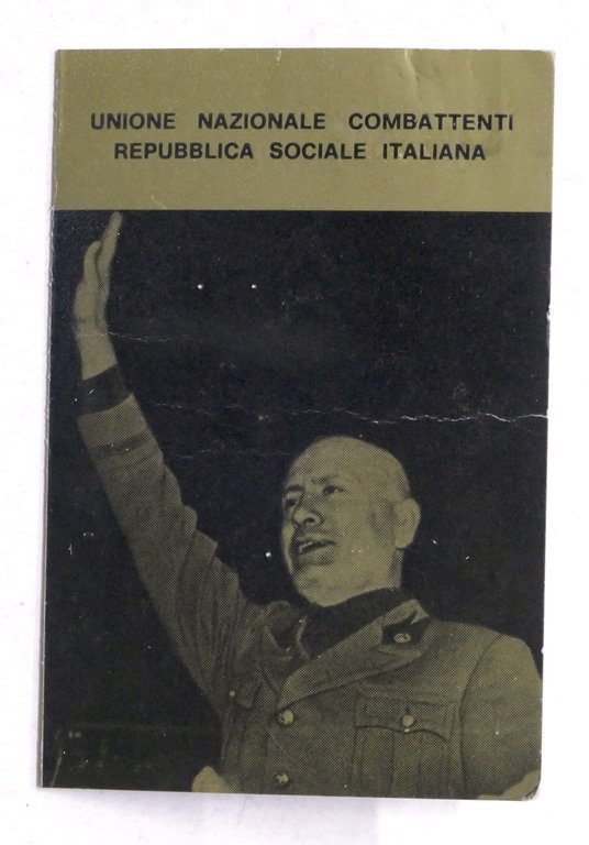 Tessera Unione Nazionale Combattenti Repubblica Sociale Italiana - ex Marò … | Immagine Gallery 2