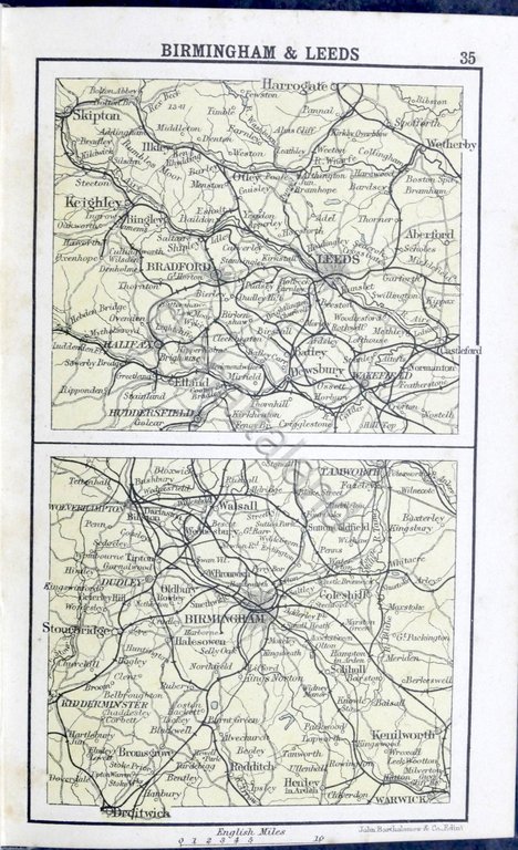 The handy shilling atlas of the World - 1900 ca.