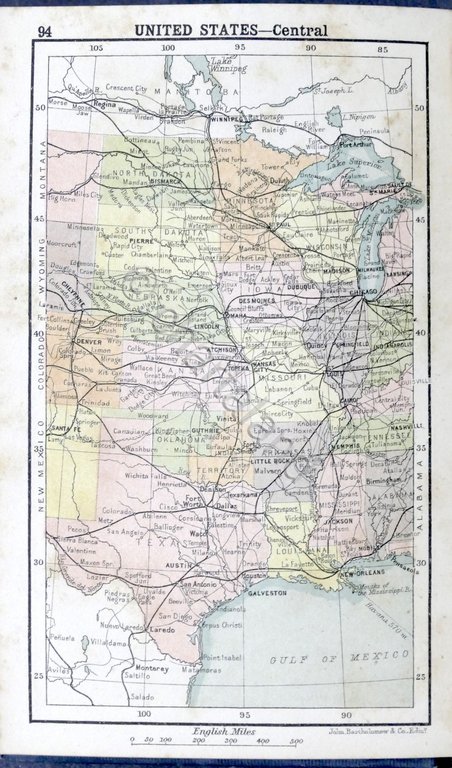 The handy shilling atlas of the World - 1900 ca.