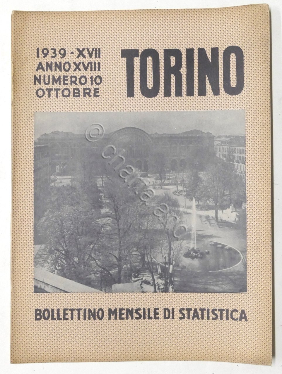 Torino - Bollettino Mensile di Statistica - Anno XVIII - …
