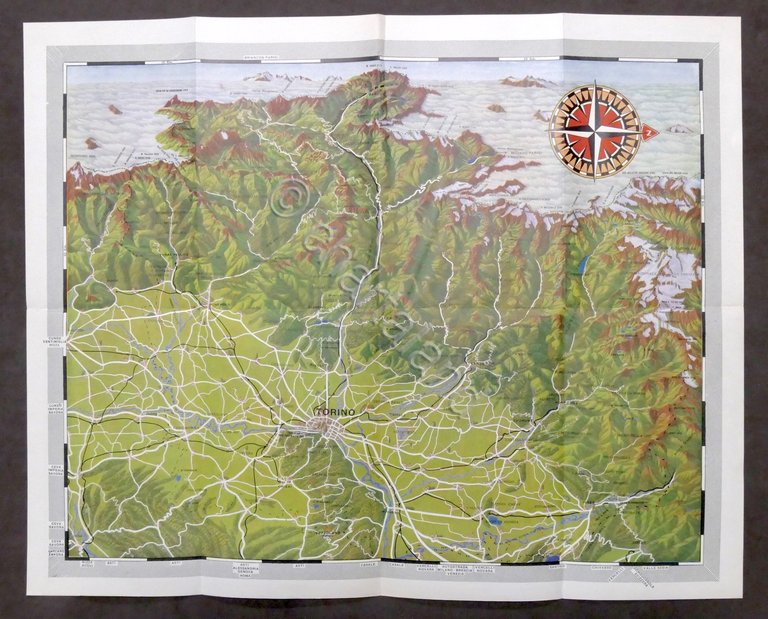 Torino - Capitale delle Alpi - Carta geoplastica della provincia …