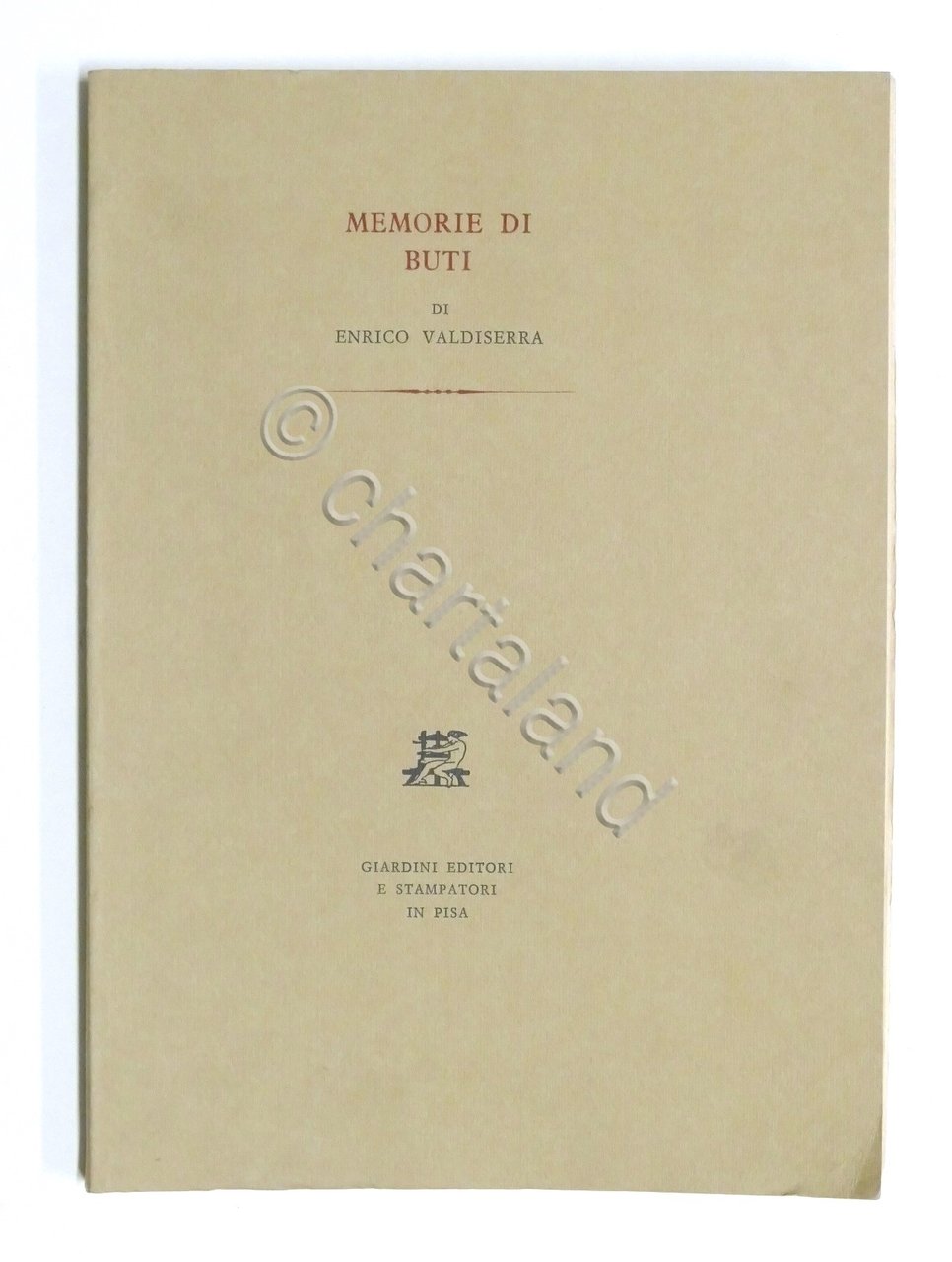 Toscana - Enrico Valdiserra - Memorie di Buti - 1^ …