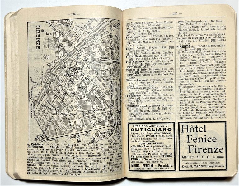 Touring Club Italiano - Annuario Generale 1906 - Agenzia FIAT …