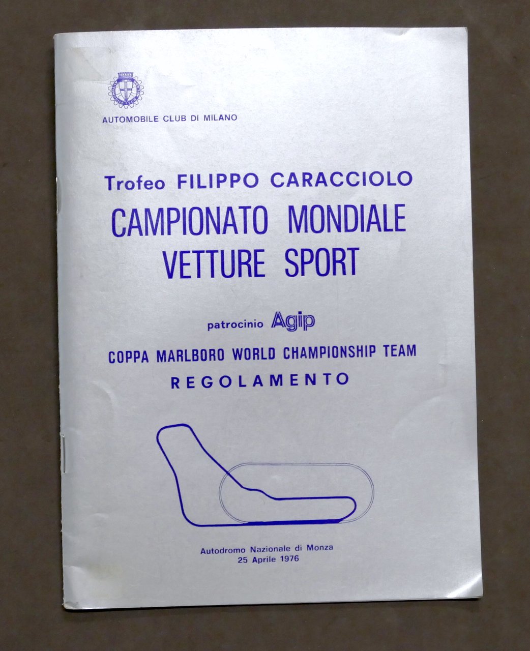 Trofeo Caracciolo Campionato Mondiale Vetture Sport Monza - 1976 - …