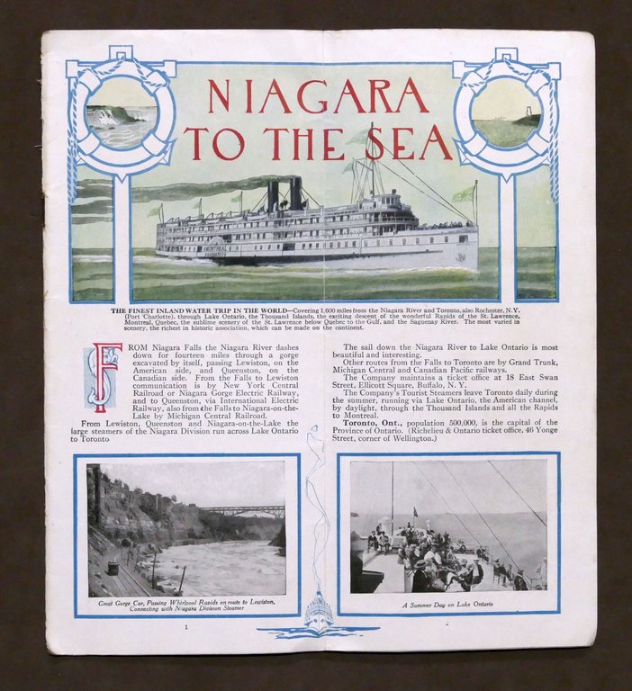 Turismo Viaggi Nave - Brochure R & O - Niagara …