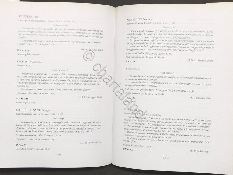 Ufficio Storico Marina Militare - Le Medaglie di Bronzo al …