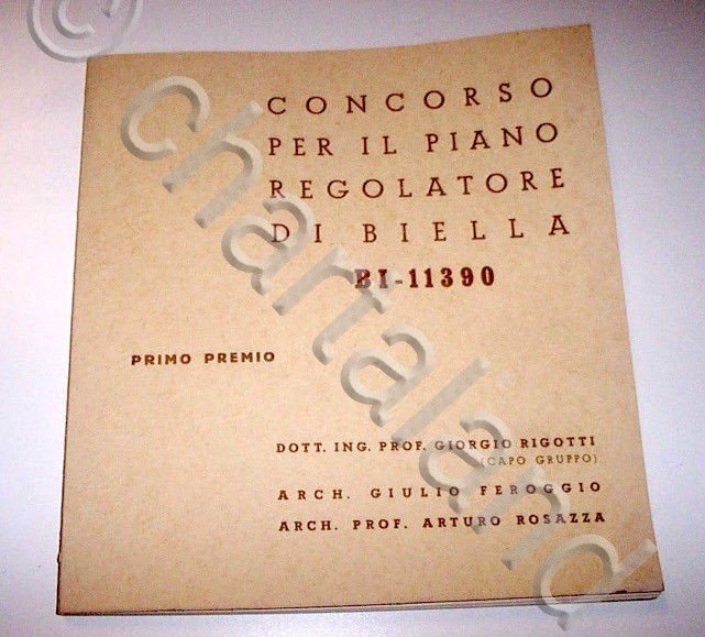 Urbanistica - Rigotti - Concorso Piano regolatore di Biella - …