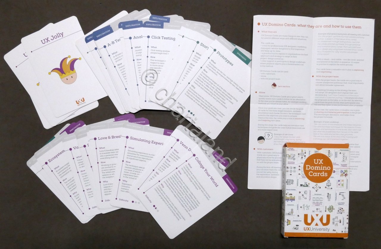 UX Domino Cards - UX University - ed. 2015