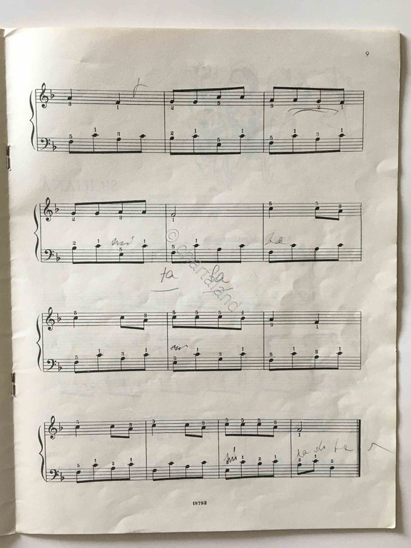 V. Mortari - Musica per i bimbi - Spartito per …