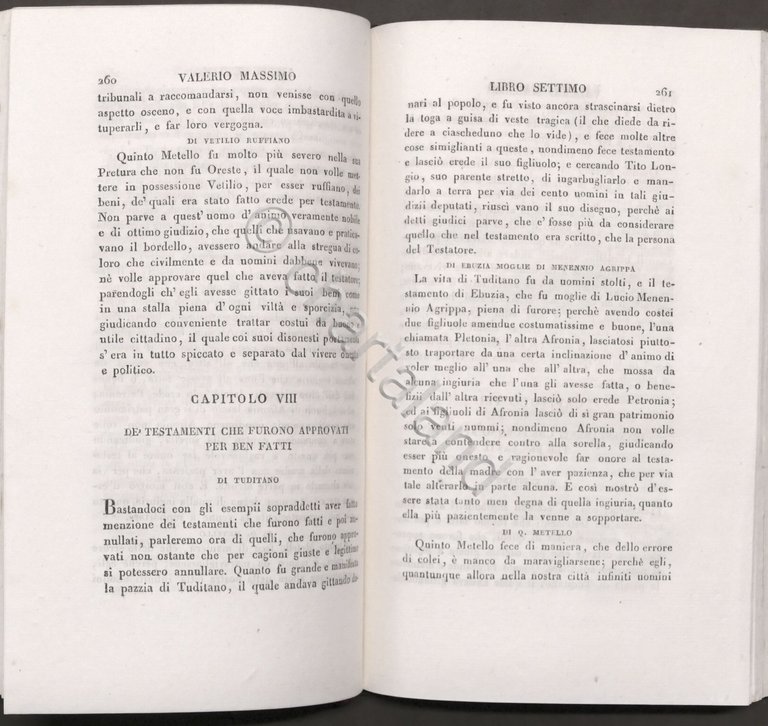 V. Patercolo - Istoria Romana / Valerio Massimo - Detti …