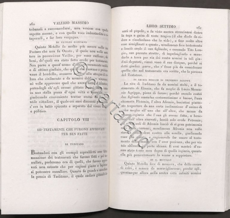 V. Patercolo - Istoria Romana / Valerio Massimo - Detti …