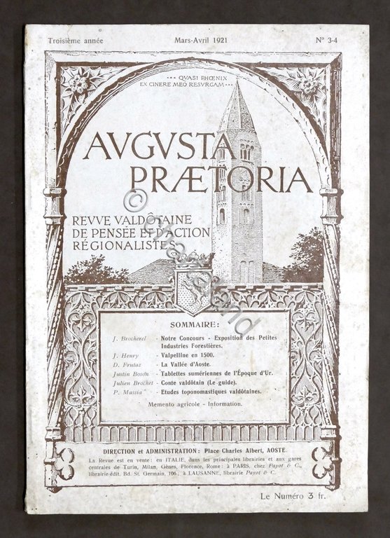 Valle d'Aosta - Rivista - Augusta Praetoria - N. 3 … | Immagine Gallery 2
