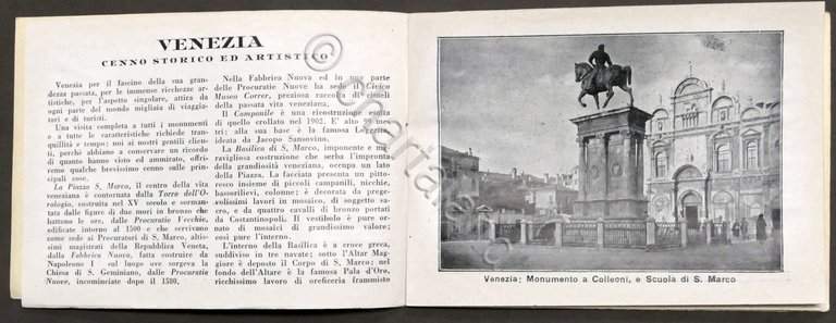 Venezia cenno storico ed artistico Omaggio dell'Hotel Union & Nazionale … | Immagine Gallery 2