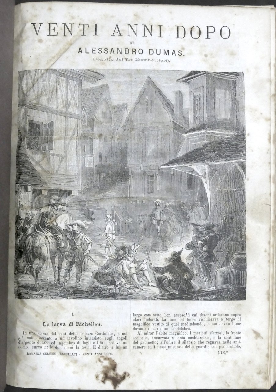 Venti anni dopo Romanzo (seguito dei Tre moschettieri) di A. …