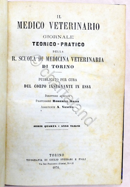 Veterinaria - Il Medico Veterinario - Giornale teorico pratico - … | Immagine Gallery 3