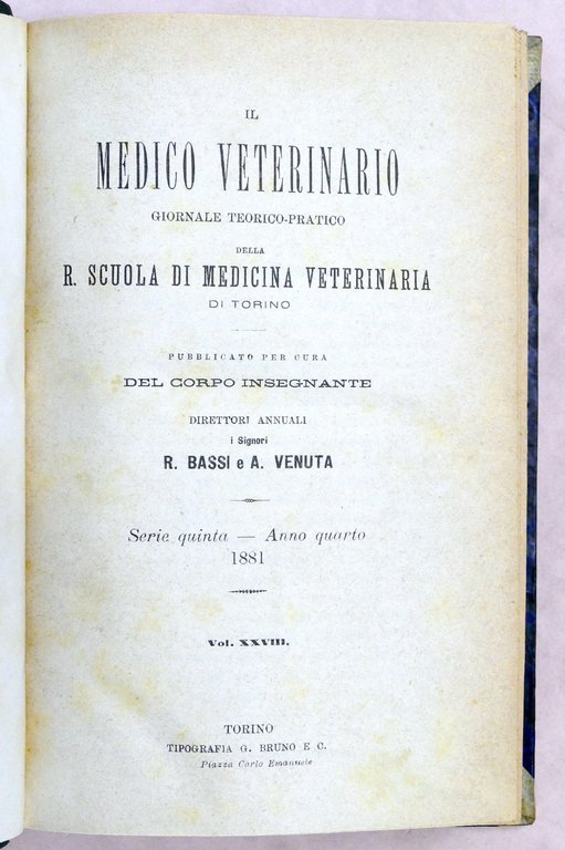 Veterinaria - Il Medico Veterinario - Giornale teorico pratico - … | Immagine Gallery 2