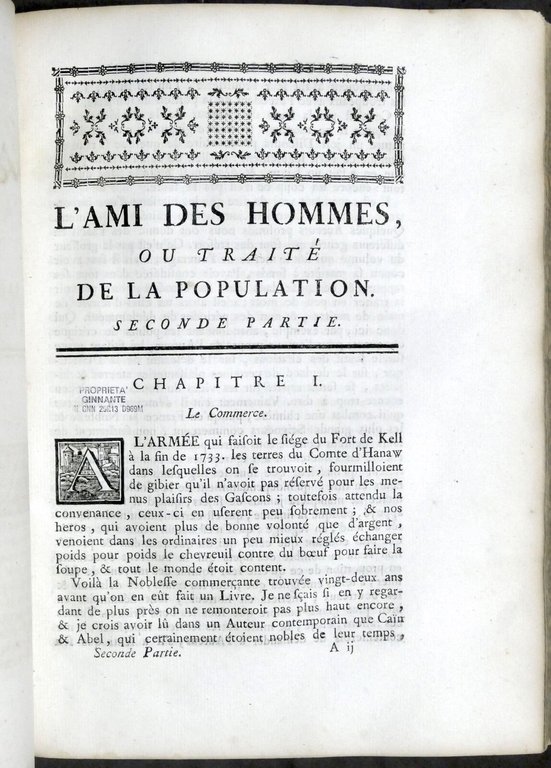 Victor Mirabeau - L'ami des hommes, ou traité de la … | Immagine Gallery 4