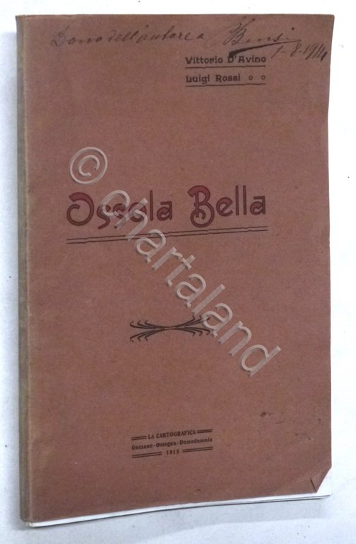 Vittorio D'Avino, Luigi Rossi - Ossola bella - ed. 1913