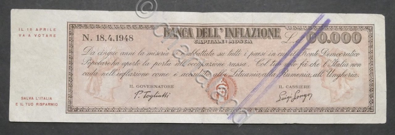 Volantino di propaganda contro il Fronte Democratico Popolare - Elezioni …