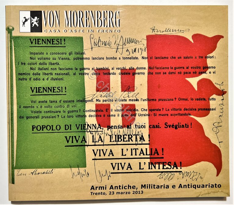 Von Morenberg, Casa d'Aste in Trento - Armi Antiche Militaria …