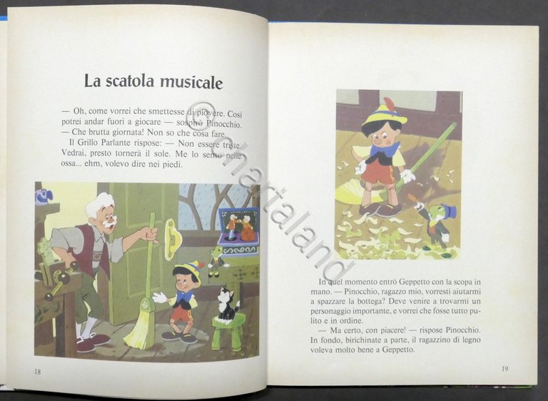 Walt Disney - In compagnia di Pinocchio - ed. 1980