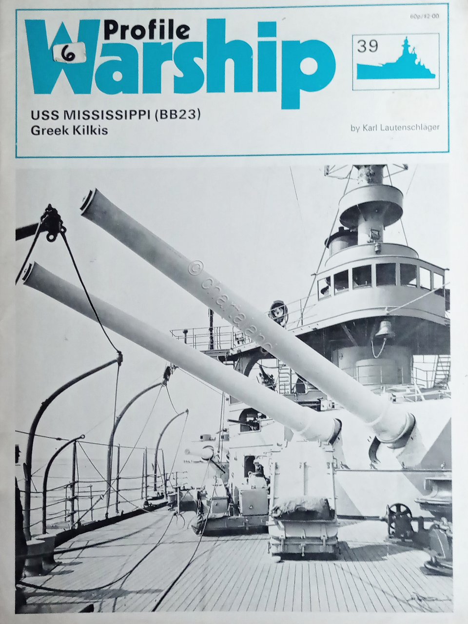 Warship Profile N. 39 - USS Mississippi (BB23) Greek Kilkis …