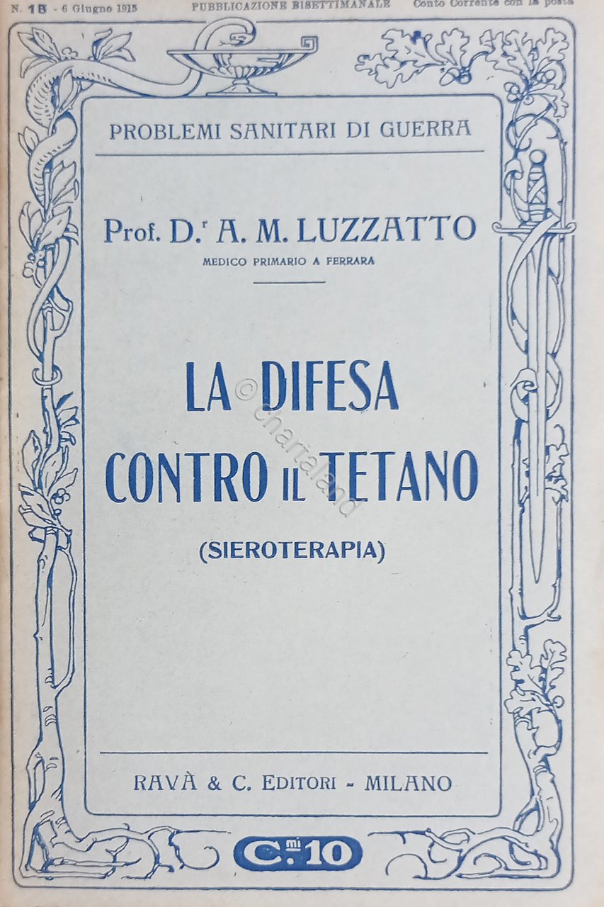 WWI - A. M. Luzzatto - La difesa contro il …