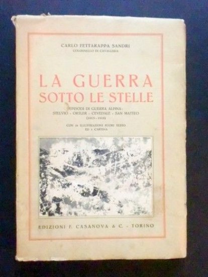 WWI - Carlo Fettarappa Sandri - La guerra sotto le …