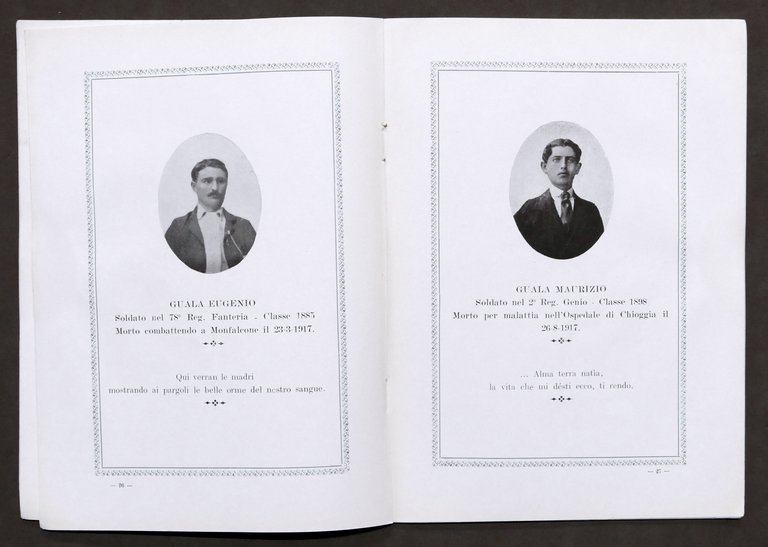 WWI - E. Rossi - Albo d'oro - Comitato Pro-Onoranze …