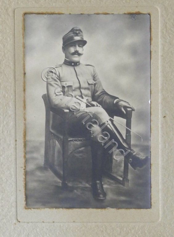 WWI - Fotografia Capitano Bersaglieri Ciclisti - Morto zona Mosciagh … | Immagine Gallery 2