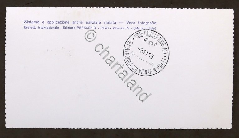 WWI - Fotografia con annullo - Funerali N. Palli - …