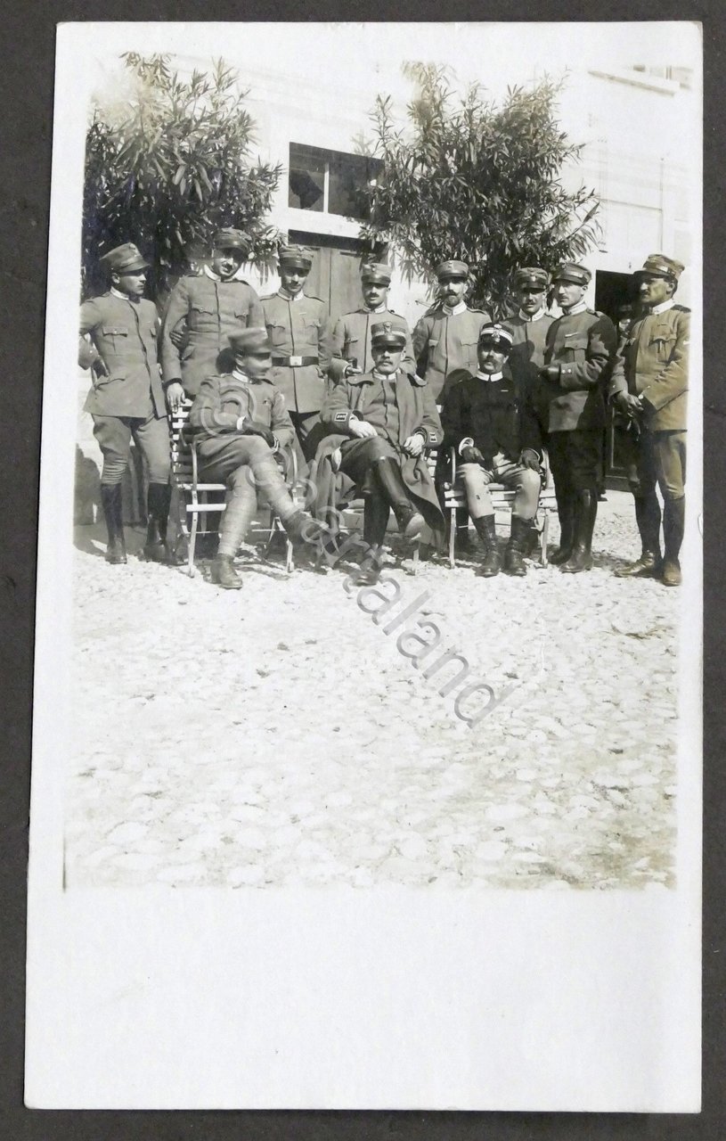 WWI - Fotografia Generale Luigi Cadorna con Ufficiali Italiani - …