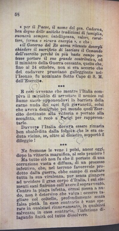 WWI - G. Douhet - Documenti relazione inchiesta Caporetto - …