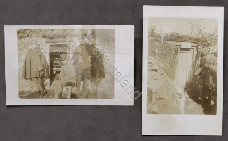 WWI - Lotto 2 fotocartoline Stazione Foto-Elettrica 42 C - …
