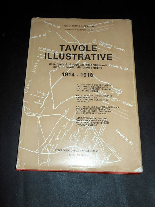 WWI - Montanari - Tavole illustrative Operazioni Eserciti - 1^ … | Immagine principale