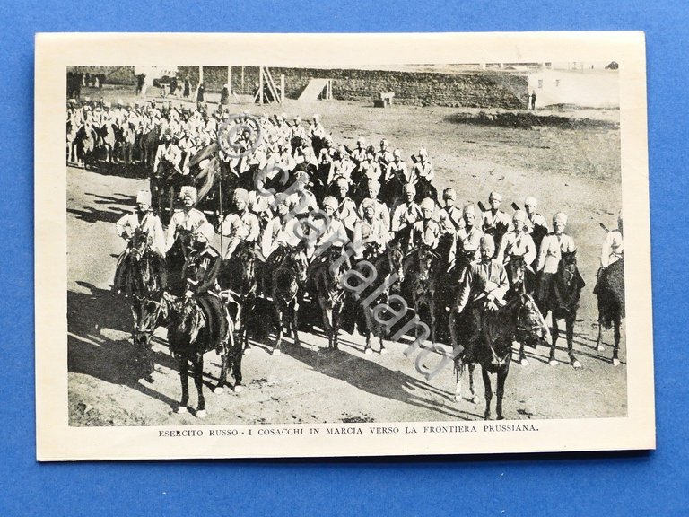 WWI - Stampa fotografia d'epoca - Esercito Russo - I …
