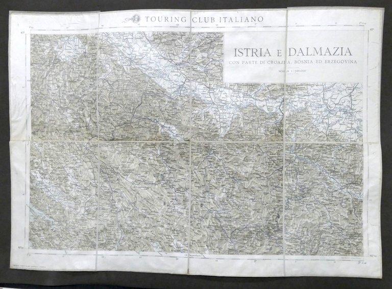 WWI - T.C.I. - Carta della Guerra Italiana - N. 6 Istria e Dalmazia - 1920 ca.