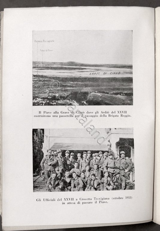 WWI - XXVII Battaglione d'Assalto Monte Piana Montello Vittorio Veneto …