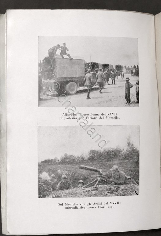 WWI - XXVII Battaglione d'Assalto Monte Piana Montello Vittorio Veneto …
