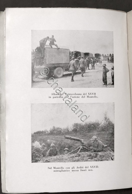 WWI - XXVII Battaglione d'Assalto Monte Piana Montello Vittorio Veneto …