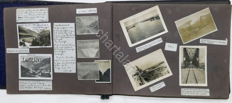 WWII - Album fotografie fronte Greco - Albanese - 1941 …