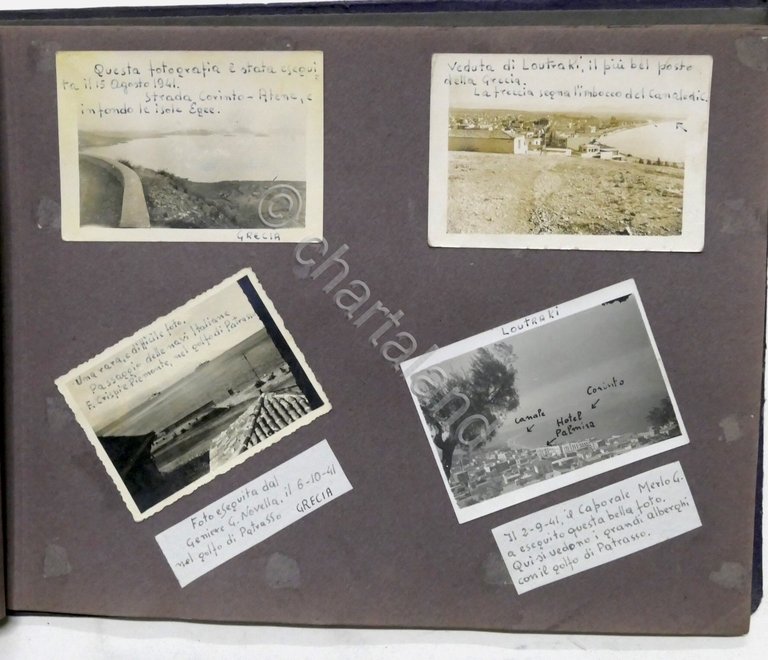 WWII - Album fotografie fronte Greco - Albanese - 1941 …